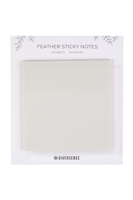 Transparent Sticky Notes-Feather