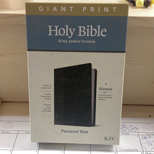 KJV Filament Bible- Giant Print, Red Words, Personal Size