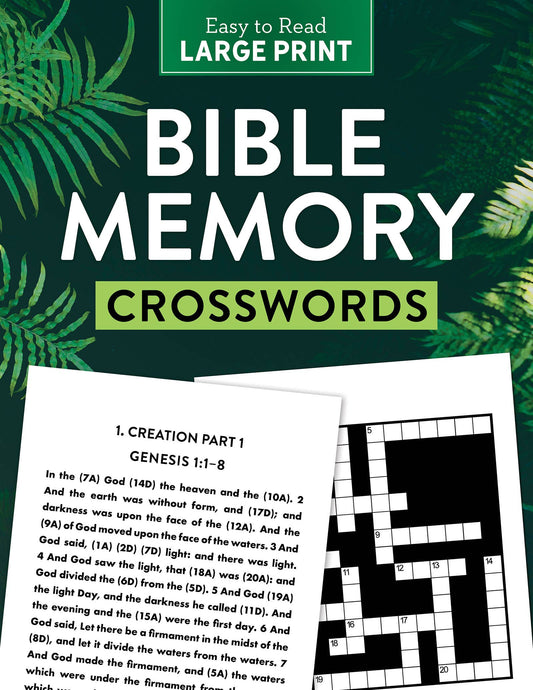 Bible Memory Crosswords- Large Print