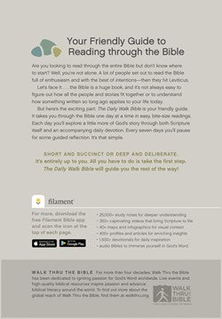 The Daily Walk Bible NLT, Filament Enabled