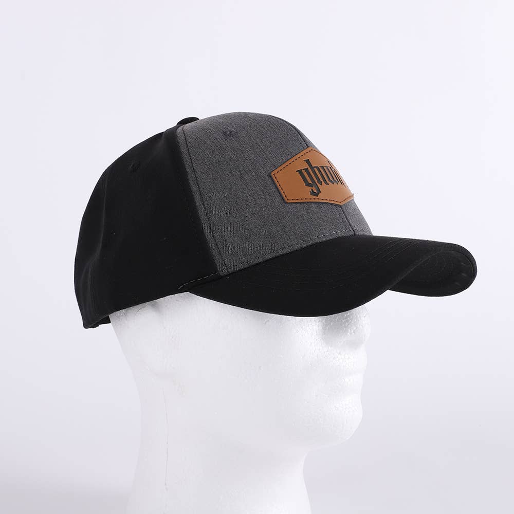 Hat - "YHWH" Grey & Black