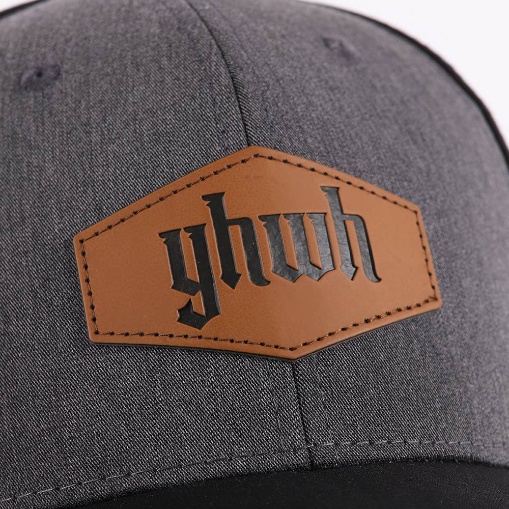 Hat - "YHWH" Grey & Black