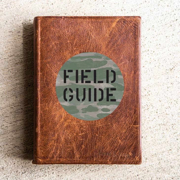 Camo Field Guide Bible Flair Vinyl Sticker Decal for Bible