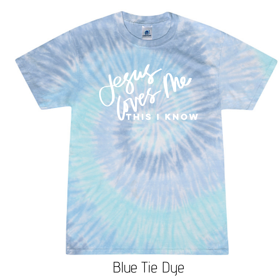 Jesus Loves Me Tie Dye T-shirt