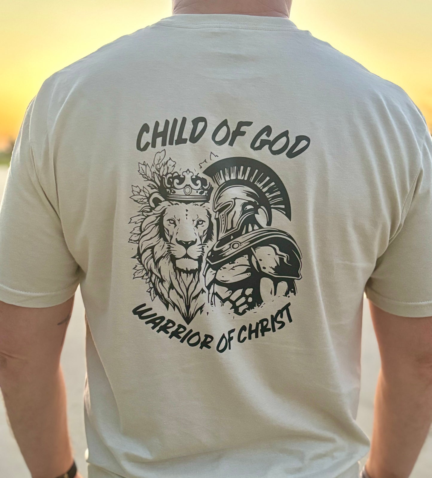 Child of God. Warrior of Christ. Men's Tee