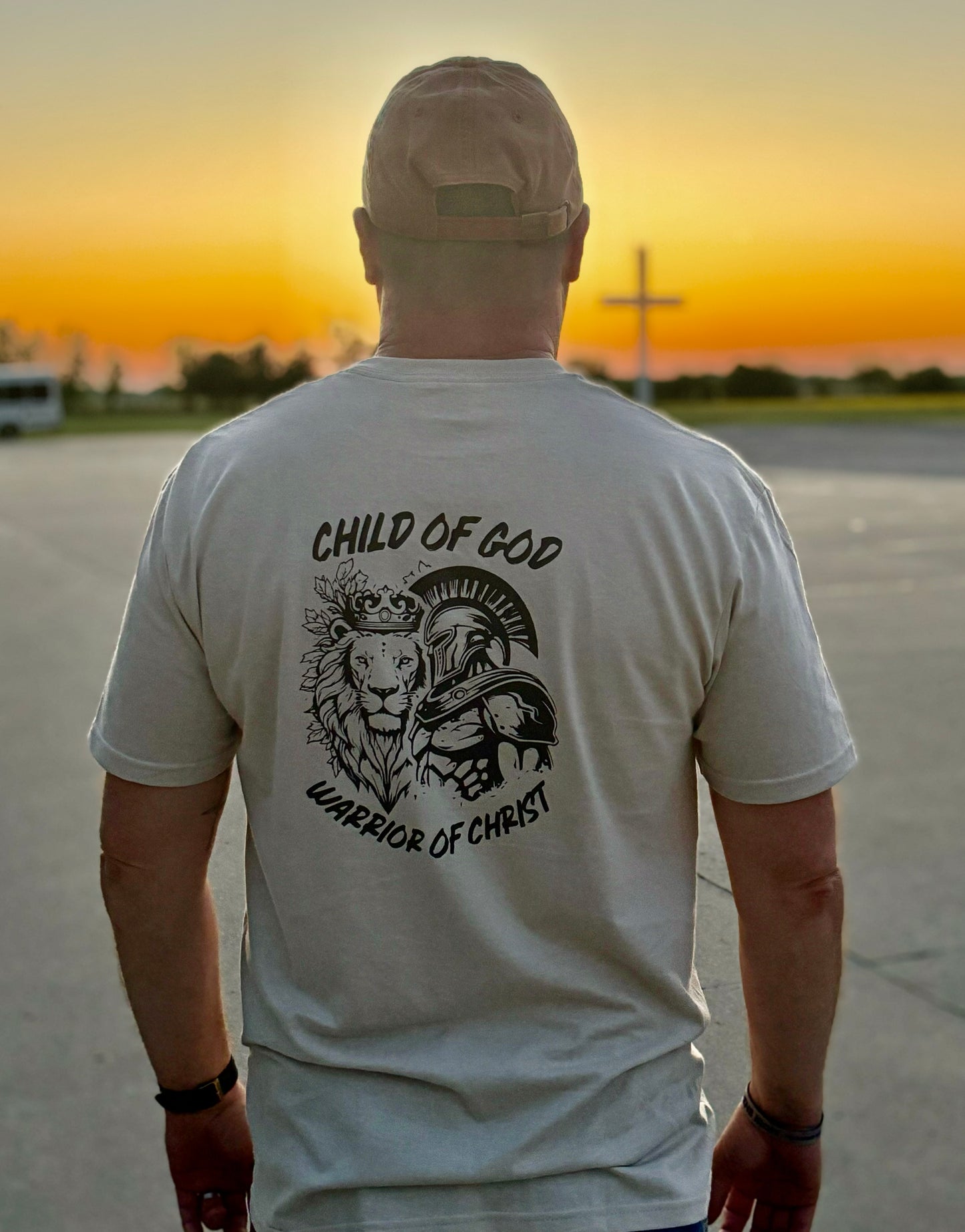 Child of God. Warrior of Christ. Men's Tee