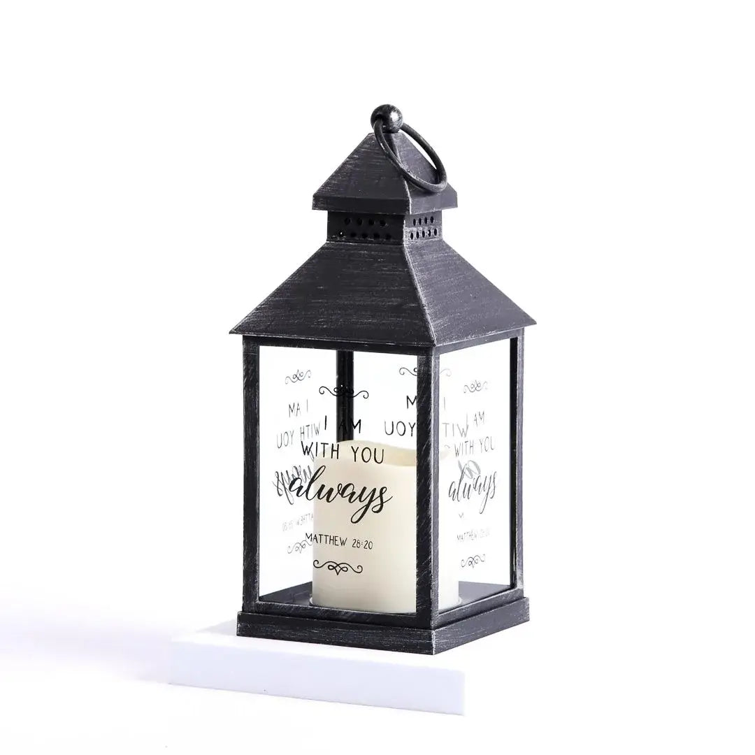 Lantern Led Candle - Black - With You Always