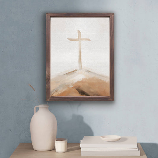 Single Cross Framed Art