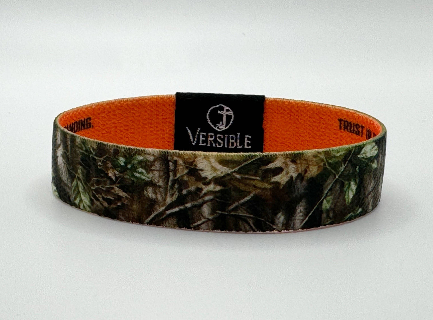 Forest Camo / Proverbs 3:5-6 Wristband