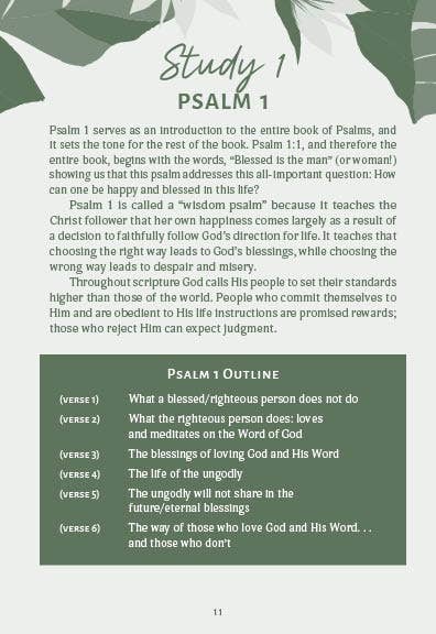 Psalms : An All-in-One Study on God's Song Book