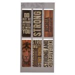 Strong and Courageous Magnetic Bookmark Set - Joshua 1:9