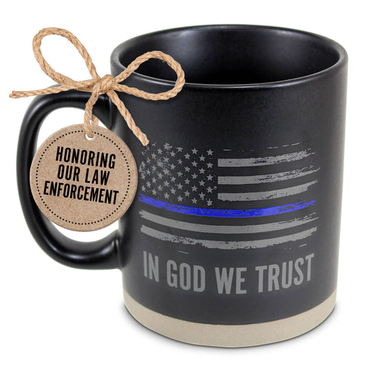 In God We Trust Law Enforcement 20oz Mug
