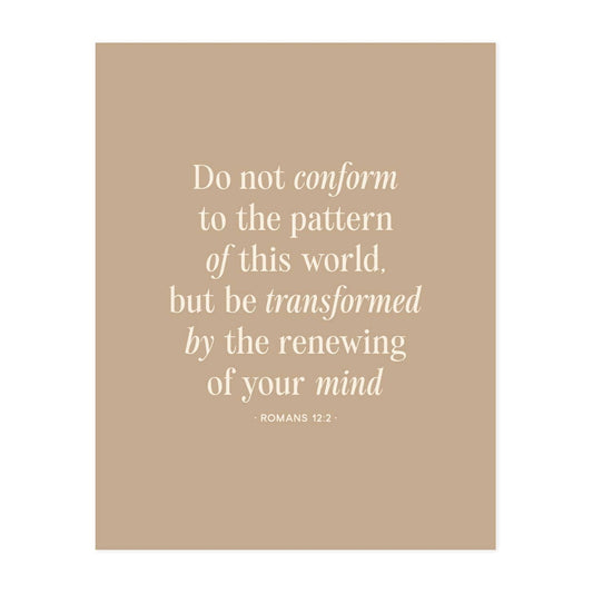 Do Not Conform Be Transformed Art Print and Wooden MagneticFrame